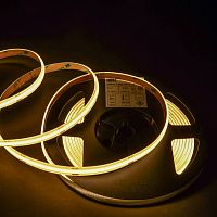 Светодиодная лента 24В IEK COB-480LED 11Вт/м 3000К IP65 5м картинка 